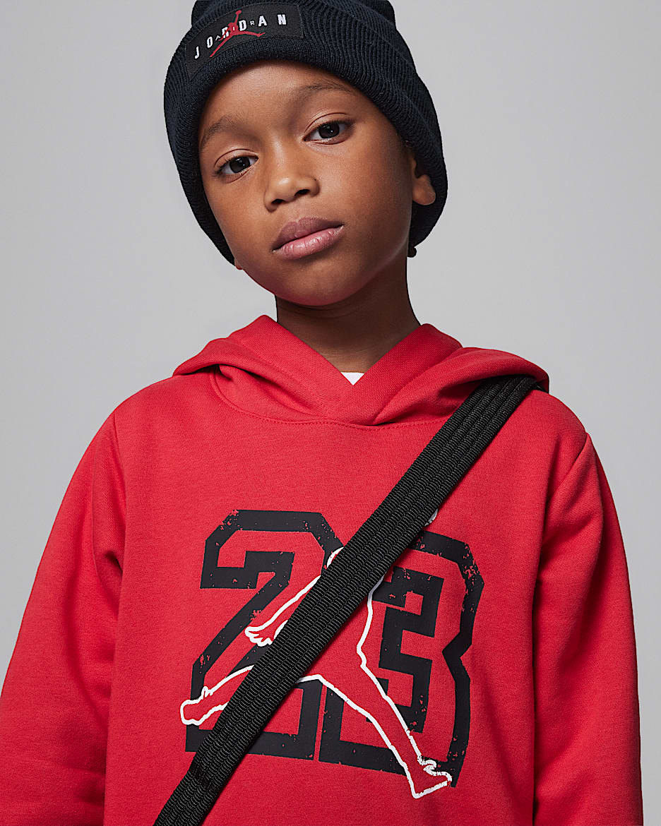 Jordan 23 Jumpman Fleece Pullover Hoodie Set Little Kids 2 Piece Hoodie Set